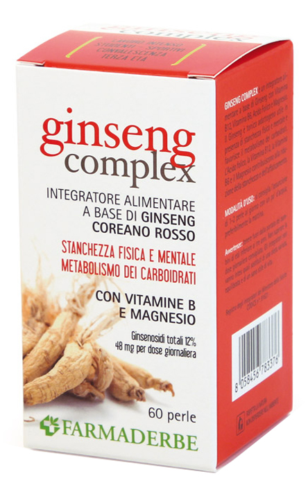 GINSENG COMPLEX EXTRACT 60 PERLE - Farmadillo