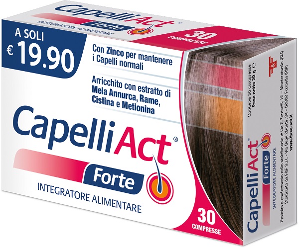CAPELLI ACT FORTE 30 COMPRESSE - Farmadillo