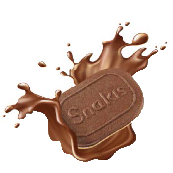 HAPPY FARM BISCOTTO CIALDA RIPIENO DI CREMA NOCCIOLA - SNAKIS NOCCIOLA 104 G - Farmadillo