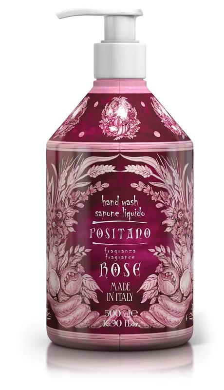 LE MAIOLICHE SAPONE LIQUIDO POSITANO ROSE 500 ML - Farmadillo