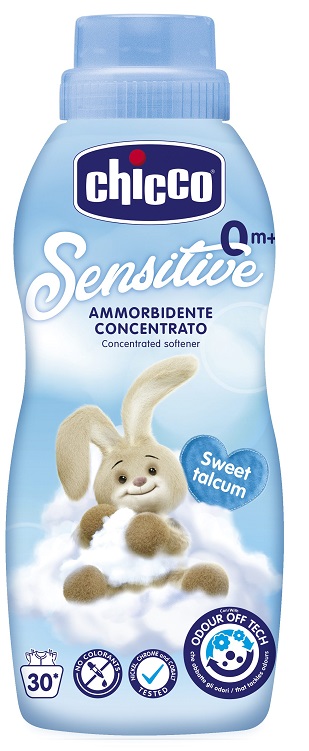 CHICCO SENSITIVE 0M+ AMMORBIDENTE CONCENTRATO SWEET TALCUM 750 ML - Farmadillo