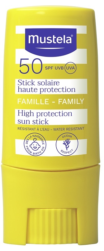 MUSTELA STICK SOLARE PROTEZIONE MOLTO ALTA SPF50 9 ML - Farmadillo