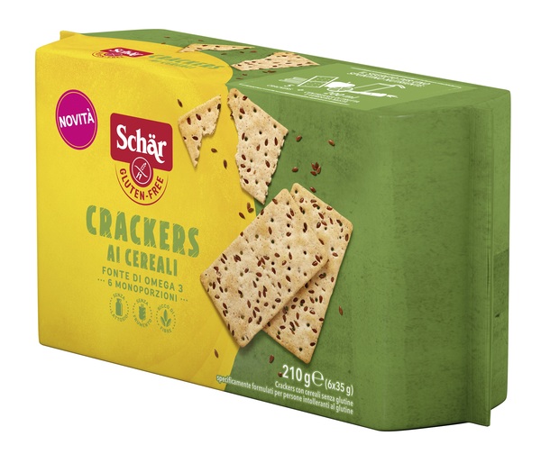 SCHAR CRACKERS CEREALI SENZA LATTOSIO 6 MONOPORZIONI DA 35 G - Farmadillo