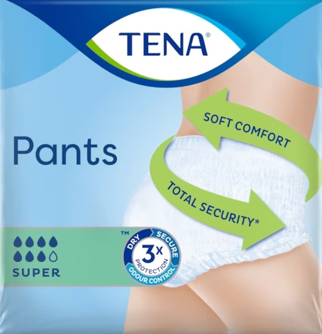 PANNOLONE PULL UP TENA PANTS SUPER TAGLIA MEDIUM 10 PEZZI - Farmadillo