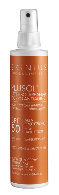PLUSOL LATTE SOLARE SPF 50 200 ML - Farmadillo