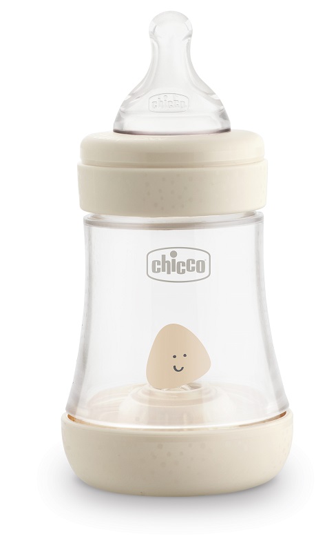 CHICCO BIBERON PERFECT 5 UNISEX 150 ML IN SILICONE 1 FORO - Farmadillo