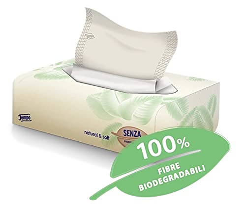 TEMPO BOX FAZZOLETTI NATURAL&SOFT 70 PEZZI - Farmadillo