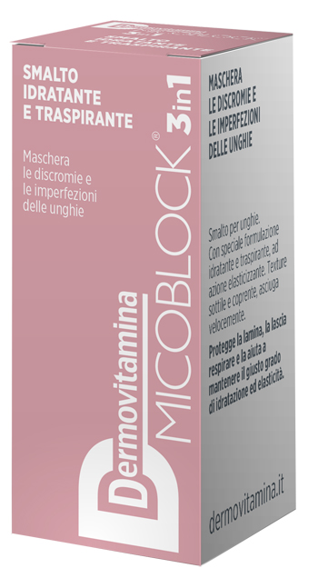 DERMOVITAMINA MICOBLOCK 3 IN 1 SMALTO IDRATANTE E TRASPIRANTE NUDE 5 ML - Farmadillo