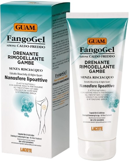 GUAM FANGOGEL DRENANTE RIMODELLANTE GAMBE 200 ML - Farmadillo