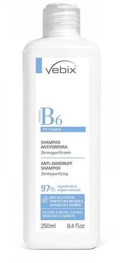 VEBIX PHYTAMIN SHAMPOO ANTIFORFORA DERMOPURIFICANTE 250 ML - Farmadillo