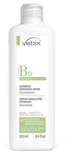 VEBIX PHYTAMIN SHAMPOO SEBOREGOLATORE NORMALIZZANTE 250 ML - Farmadillo