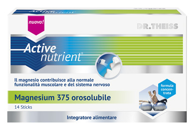 THEISS ACTIVE NUTRIENT MAGNESIUM 375 14 STICK OROSOLUBILI - Farmadillo