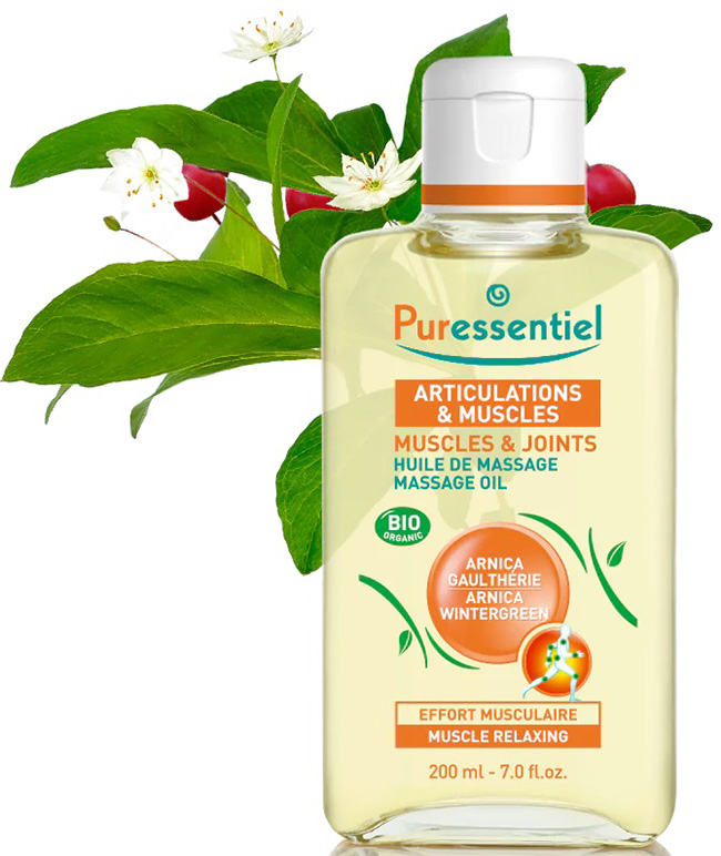 PURESSENTIEL MUSCOLO OLIO MASSAGGIO 200 ML - Farmadillo
