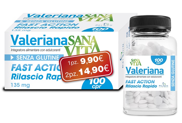 SANAVITA VALERIANA 100 COMPRESSE - Farmadillo