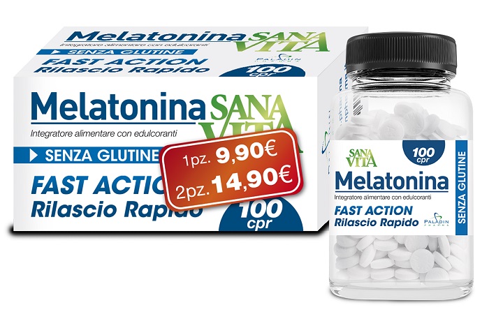 SANAVITA MELATONINA 100 COMPRESSE - Farmadillo