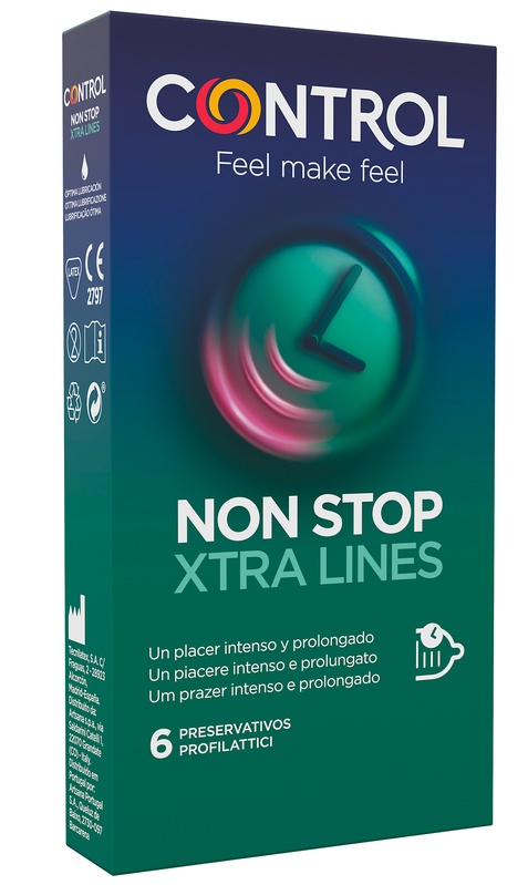 CONTROL NON STOP XTRA LINES 6 PEZZI - Farmadillo