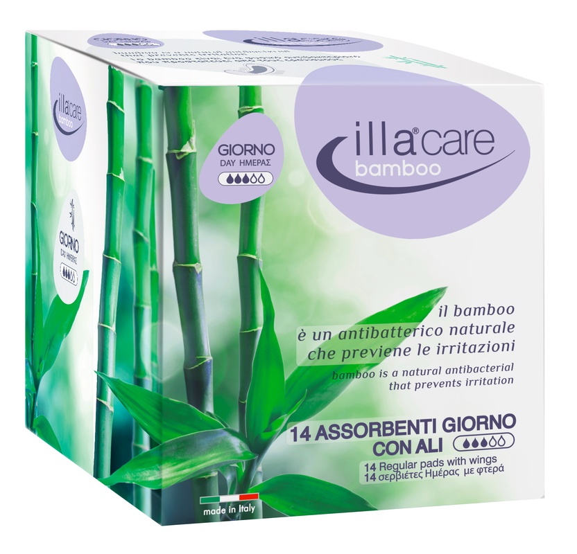 ILLA CARE BAMBOO ASSORBENTE GIORNO 14 PEZZI - Farmadillo