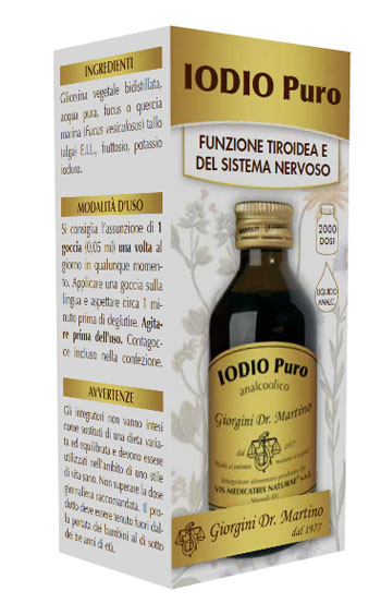 IODIO PURO ANALCOLICO 100 ML - Farmadillo