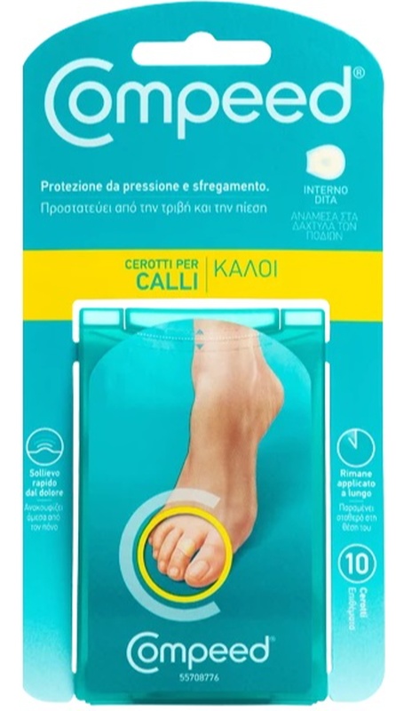 COMPEED CEROTTI PER CALLI INTERNO DITA 10 PEZZI - Farmadillo