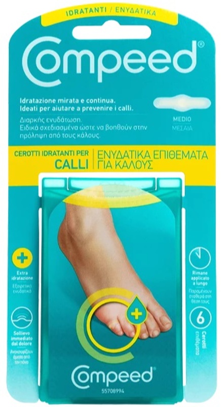 COMPEED CEROTTI PER CALLI IDRATANTI 6 PEZZI - Farmadillo