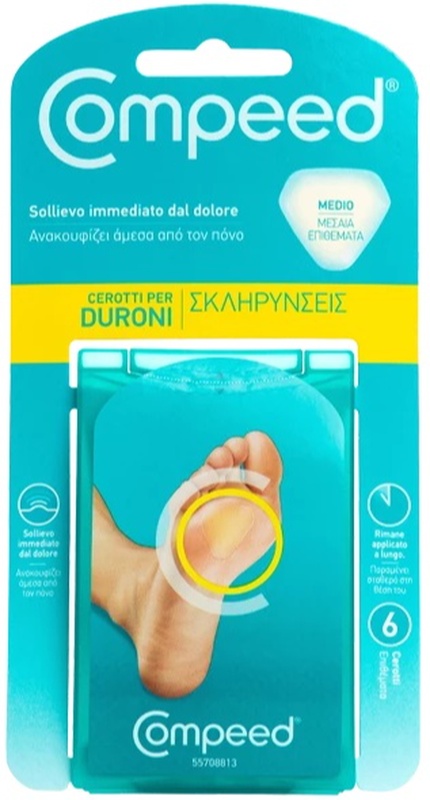 COMPEED CEROTTI PER DURONI MEDIO 6 PEZZI - Farmadillo