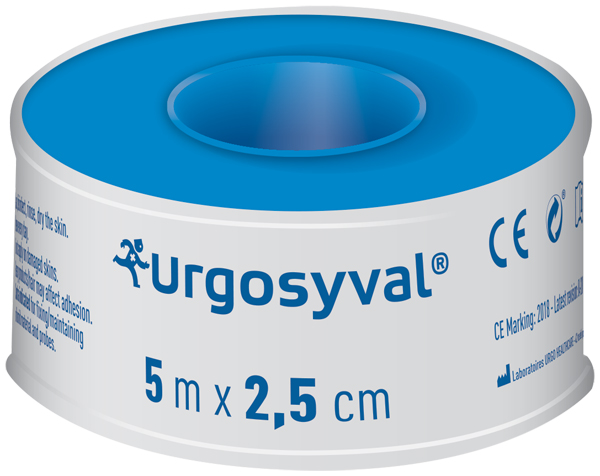 CEROTTO IN ROCCHETTO URGO URGOSYVAL 5 M X 2,5 CM - Farmadillo