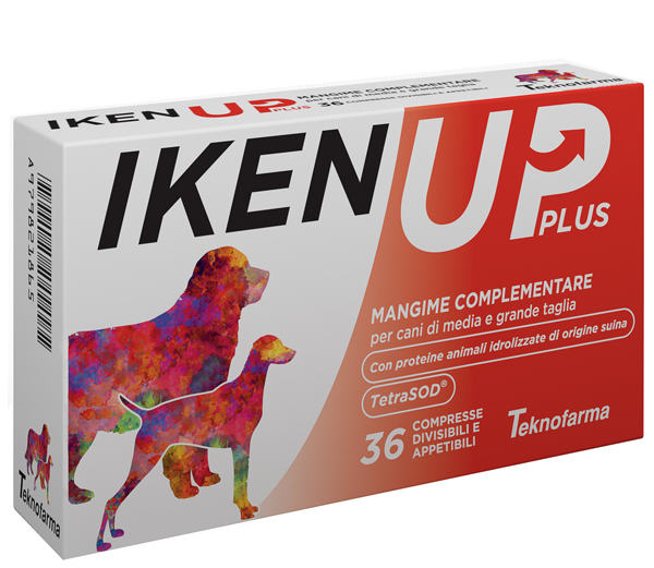 IKEN UP PLUS CANI MEDIA GRANDE TAGLIA SCATOLA 36 COMPRESSE - Farmadillo