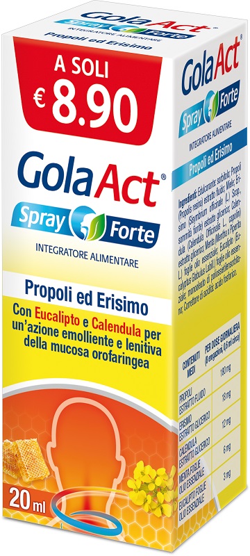 GOLA ACT SPRAY FORTE 20 ML - Farmadillo