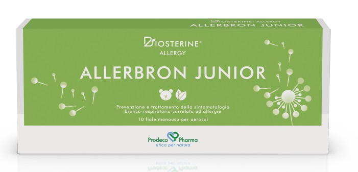 BIOSTERINE ALLERGY ALLERBRON JUNIOR 10 FIALE DA 5 ML - Farmadillo