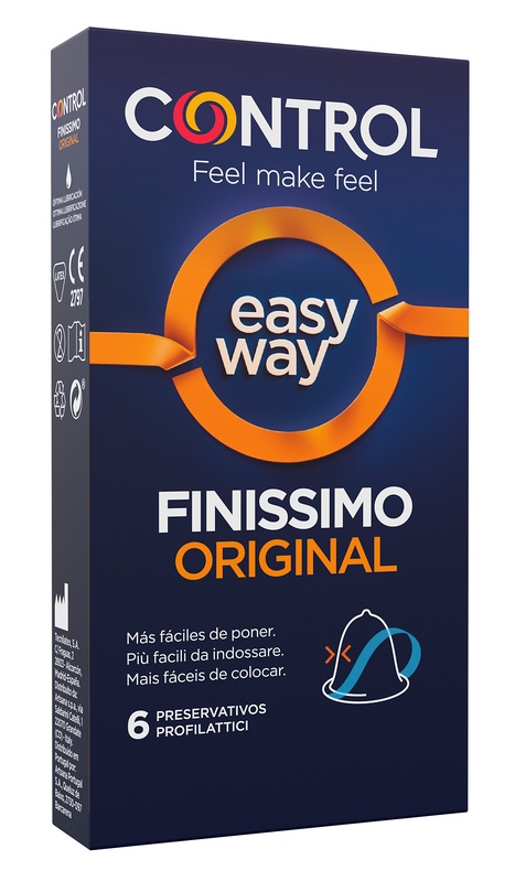 PROFILATTICO CONTROL EASY WAY FINISSIMO ORIGINAL 6 PEZZI - Farmadillo