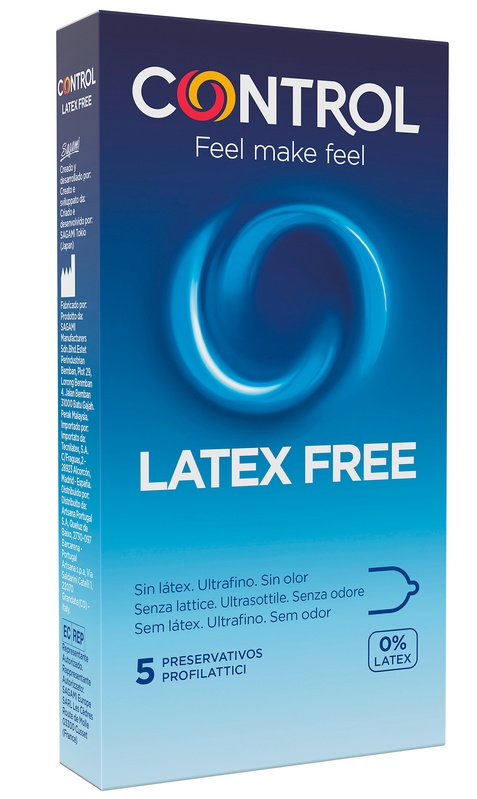 CONTROL LATEX FREE 5 PEZZI - Farmadillo