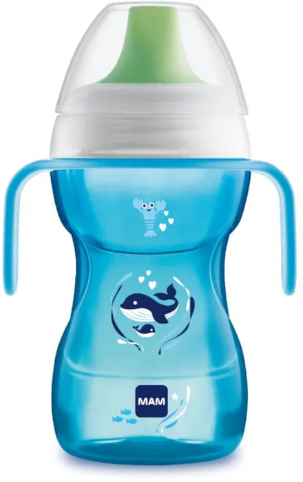 MAM TAZZA FUN TO DRINK 270 ML 8+ BECCUCCIO RIGIDO MASCHIO - Farmadillo