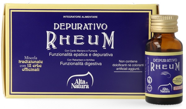DEPURATIVO RHEUM 8 FLACONCINI DA 10 ML - Farmadillo