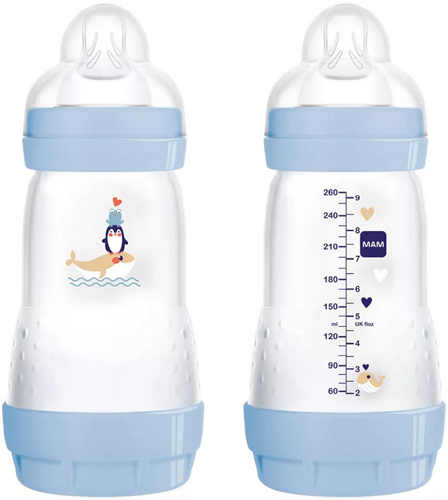 MAM BIBERON EASY START 260 ML 2+ TETTARELLA 2 MASCHIO - Farmadillo