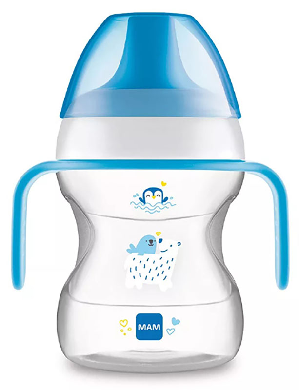 MAM LEARN TO DRINK CUP 190 ML 6+ BECCUCCIO RIGIDO MASCHIO - Farmadillo
