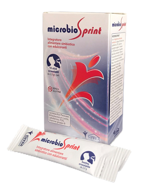 MICROBIOSPRINT 10 STICK OROSOLUBILI - Farmadillo