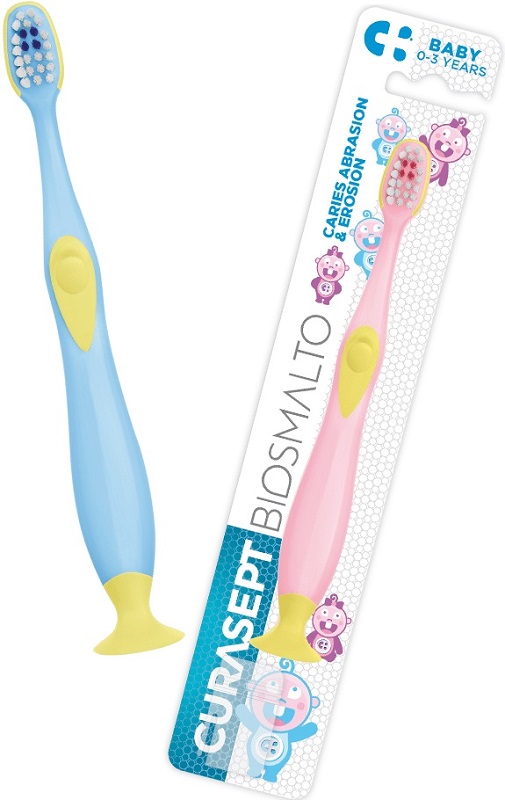 CURASEPT SPAZZOLINO BIOSMALTO BABY 0-3 ANNI - Farmadillo