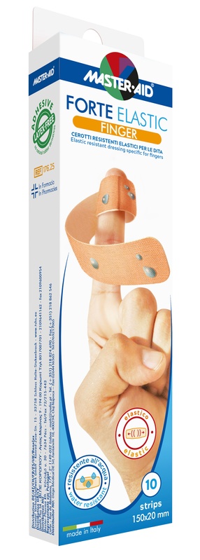 CEROTTO MASTER-AID ELASTIC FINGER 10 PEZZI - Farmadillo