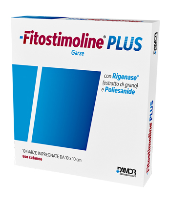 GARZA FITOSTIMOLINE PLUS 10 X 10 CM - Farmadillo