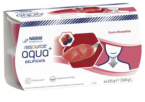 RESOURCE AQUA ACQUA GELIFICATA+GRENADA CUP 6 4X125 G - Farmadillo