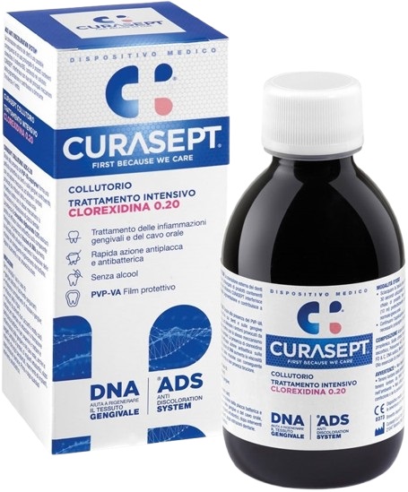 CURASEPT COLLUTORIO 0,20 ADS + DNA 200 ML - Farmadillo
