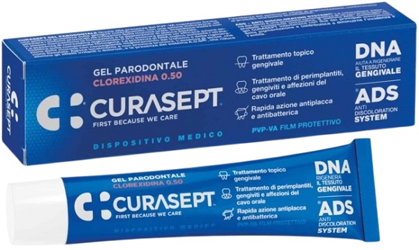 CURASEPT GEL PARODONTALE 0,5% 30 ML ADS + DNA - Farmadillo