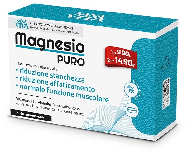 SANAVITA MAGNESIO PURO 60 COMPRESSE - Farmadillo