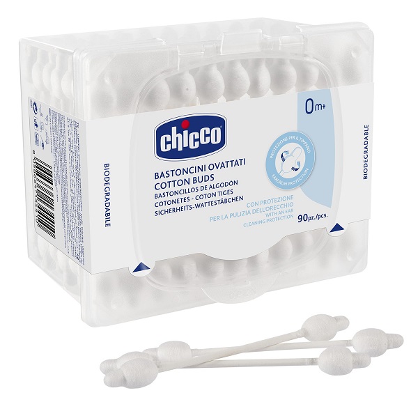 CHICCO BASTONCINI COTONATI 90 PEZZI - Farmadillo