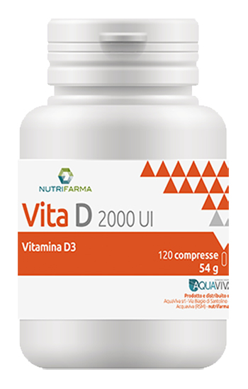 VITA D 2000UI 120 COMPRESSE - Farmadillo