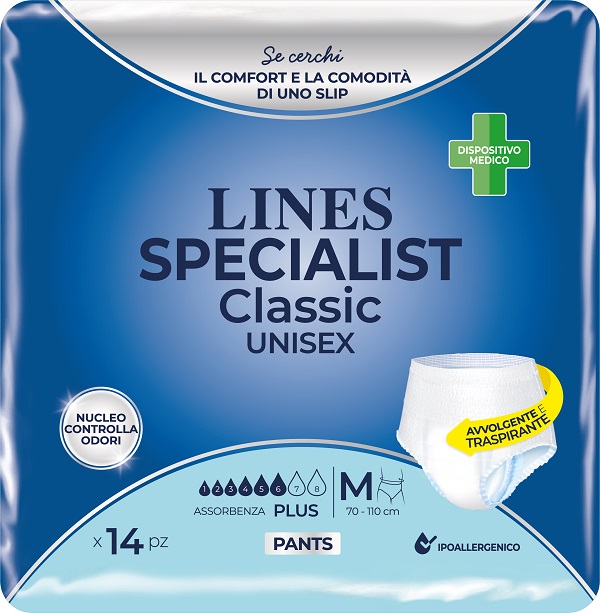 LINES SPECIALIST CLASSIC PANTS PLUS M 14 PEZZI - Farmadillo
