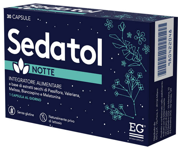 SEDATOL NOTTE 30 CAPSULE - Farmadillo