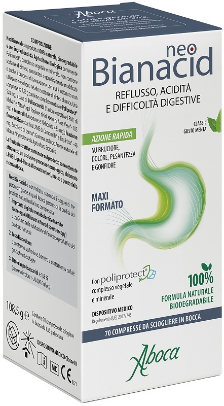 NEOBIANACID 70 COMPRESSE MASTICABILI - Farmadillo