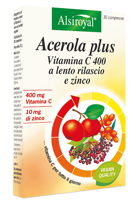 ACEROLA 400 PLUS 30 COMPRESSE - Farmadillo