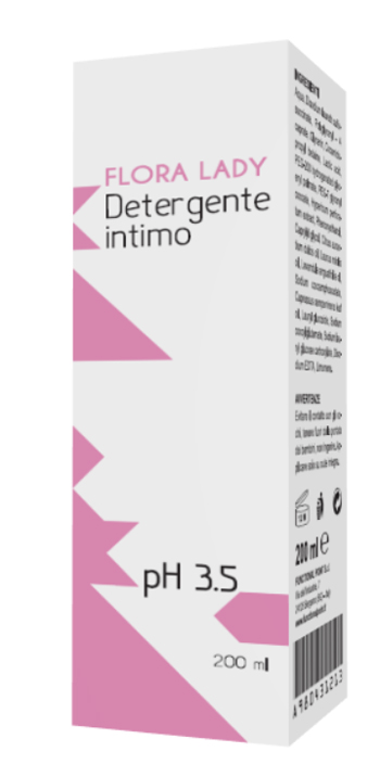 FLORA LADY DETERGENTE INTIMO PH 3,5 200 ML - Farmadillo